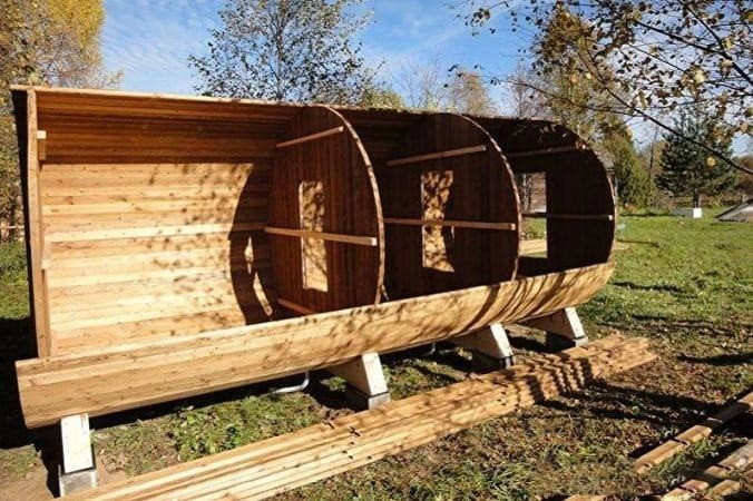 Что такое баня-бочка (банить) Что такое баня-бочка
