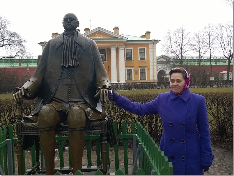 Баня по-белому (банить) Памятник Петру Первому в Петропавловке