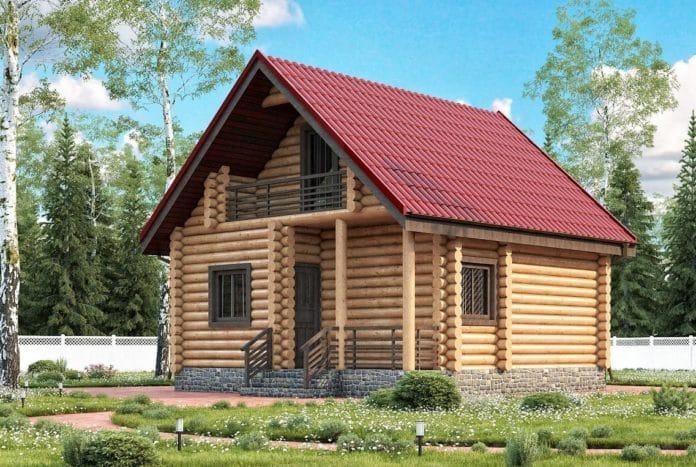 Планы для бани 6*6 с мансардой и туалетом – 30 фото