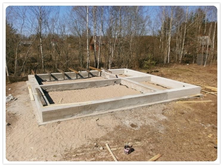 Рубленная баня своими руками (рубить, банить, рука) fundament