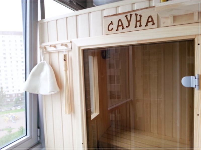 Сауна на балконе своими руками: основные моменты строительства (сауна, балкон, рука, основной) сауна на балконе