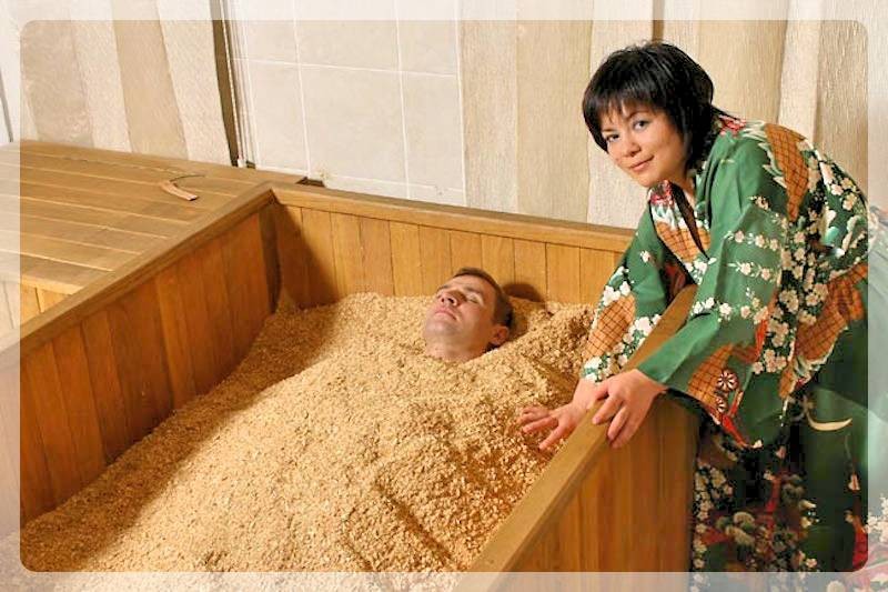 Японская баня (японский, банить) Опилочная баня